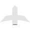 Ekena Millwork Bellingham Architectural Grade PVC Gable Bracket, 36"W x 21"H x 6"D x 6"F, 14/12 Pitch GBP036X21X0606BEL00 - alternate 5